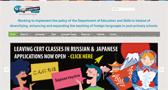 Desktop Screenshot of languagesinitiative.ie